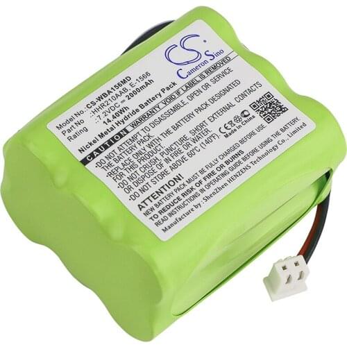 CS 2000mAh/14.40Wh battery for Weighing Baby Baby One WUNDER,bedscale Baby ONE ABILANX, E-1566, HHR210AAB