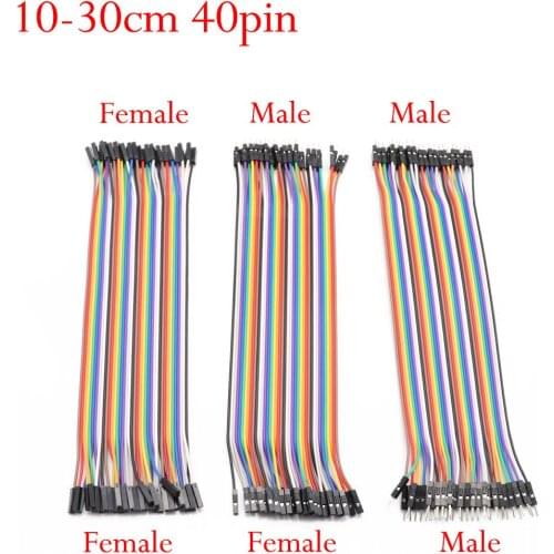 Cable Dupont Jumper Wire Dupont 30CM Male to Male + Female to Male + Female to Female Jumper Copper Wire Dupont Cable DIY KIT
