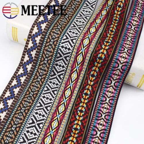 9Yards 30mm Width Polyester Cotton Jacquard Webbing DIY Sewing Webbings Ribbons Clothes Bag Straps Hats Decorative Fabric