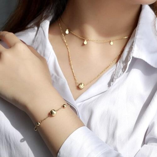 Lispector 925 Sterling Silver Korean Wire Drawing Hollow Beads Chain Bracelet for Women Bohemian Bracelets Bangle Female Jewelry