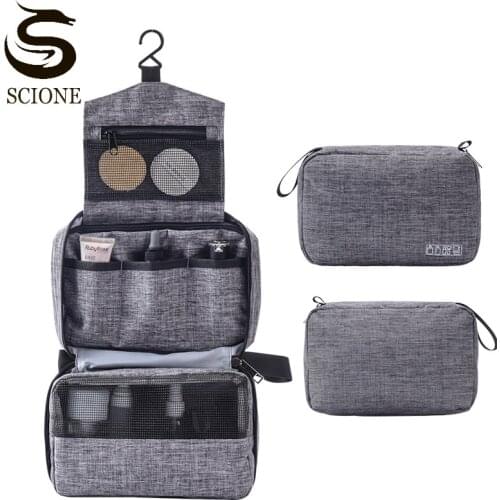 New Multifunctional Men Women Hanging Cosmetic Bag Folding Makeup Bags Organizer Toiletry Wash Storage Toilet bag XA12M