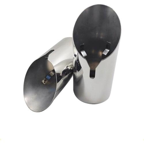 76mm Diameter Car Exhaust End Tip Pipe For BMW 3 Series Stainless Steel Muffler Tail Throat Decoration Modification Accessories