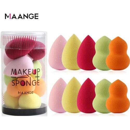 20pcs Sponge For Makeup With Box Foundation Powder Blush Big And Small Make Up Tool Kit Makeup Egg Makeup Sponge Cosmetic Puff