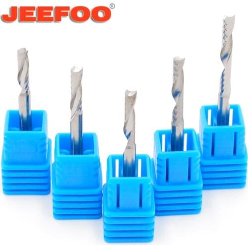 Solid Carbide Single Flute Sprial Bitwith Germany K55/CNC Router Bits With Nice Effect Cutting A Series