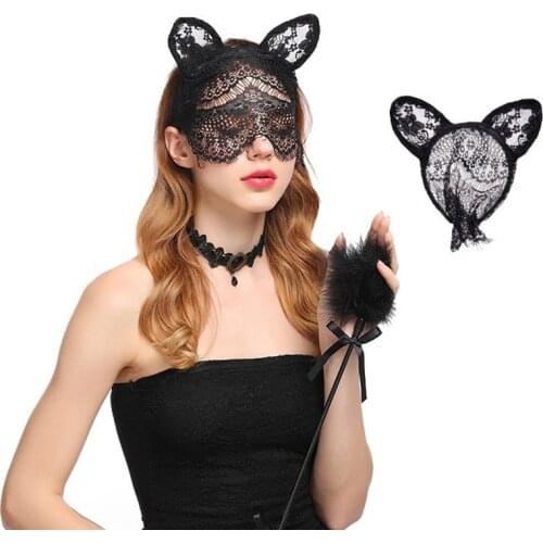Ушки зайчика черные платье Gothic Rabbit Bunny Ear Veil Headbands bezel Hair Accessories Black Sexy mask тика для волос вуаль