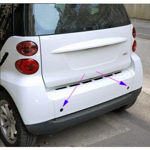 1PCS A4518850122 Car Styling Front Rear Bumper Bumper Towing Cover Tow Cap Plug Decoration Part For Smart 451 2009- 2014