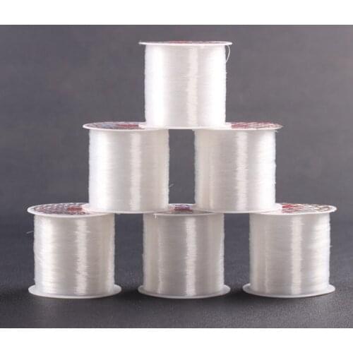 2 Rolls/lot Clear Transparent Strong Thread Wire Cords Crystal fish line Jewelry Accessorie DIY Crystal Beading Cord Line