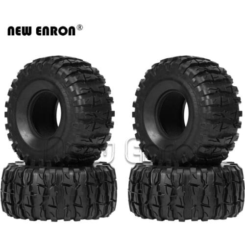 4Pcs 2.2 inch 138mm Rubber Tires Soft Wheel Tyre For RC Rock Crawler Car 1/10 Axial SCX10 Traxxas TRX4 YETI KM2 RR10 Jeep Wraith