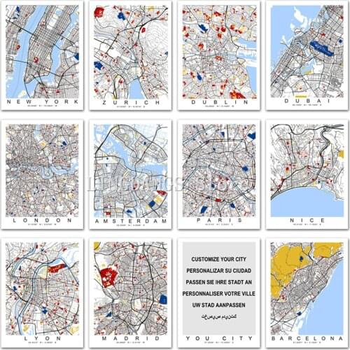 5d Diy Diamond Painting Colour World City Map New York London Paris Madrid Diamond Mosaic Embroidery Cross Stitch Art Home Decor