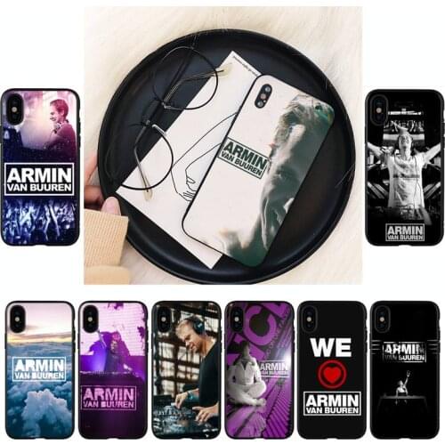 Armin van Buuren DJ Phone Case For iPhone 8 7 6 6S Plus 5 5S SE 2020 11 11pro max XR X XS MAX DIY Custom Back Cover