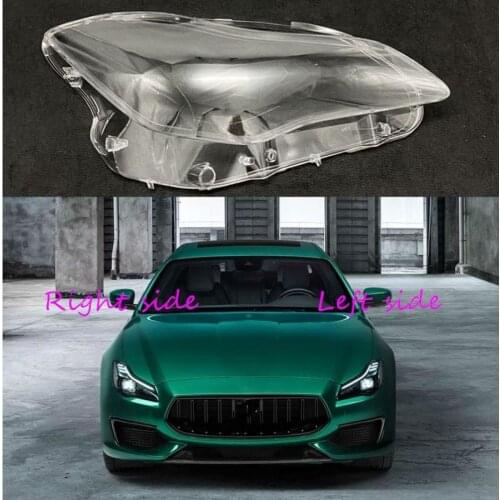 For Maserati Quattroporte 2018 2019 2020 Car Headlight cover Headlamp Lens Auto Shell Cover