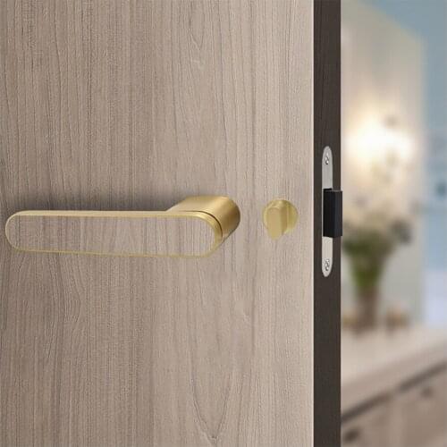 European Style Ecological Door Handle DIY Series Can Be Unlaid With Rock Slab Wood Security Mute Door Lock Handle With Lock Body