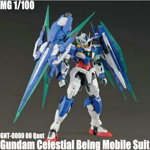 DABAN 8822 Gundam MG 1/100 Celestial Being Mobile Suit GNT-0000 00Q IV Anime Figures Action Figure model kits toys
