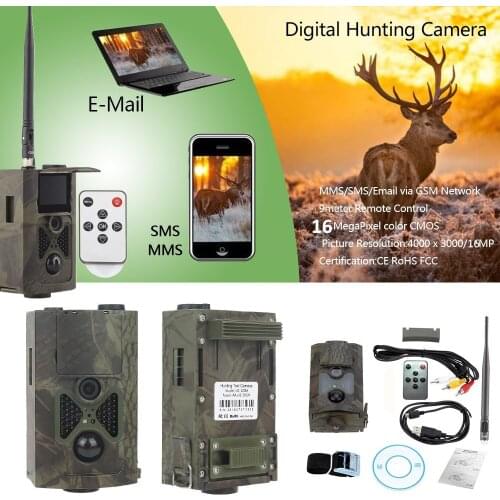 HC-550M MMS Trail cámara infrarroja Wildlife Video foto 16MP 940nm cámaras de caza Cam Hunter seguimiento Scouting Cámara Trap