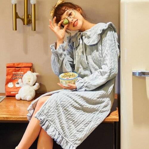 Funishi Women's Winter Bathrobes