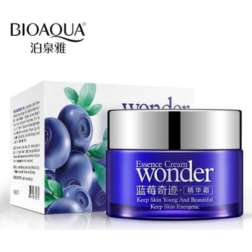 BIOAQUA Blueberry Face Cream Essence Whitening Cream Moisturizing Snail Cream Deep Hydrating Anti Wrinkle Face Serum Skin Care
