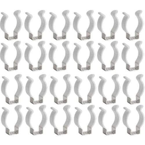 GYTB T8 U Clips Holder Bracket for 8Ft Led Light Bulbs Lamp Support Lampholder Pipe Clamps