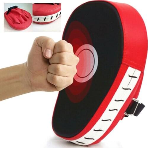 Curved Boxing Muay Thai Hand Target Sanda Training Thickened Earthquake-resistant Curved Baffle PU Five-finger Hand Target