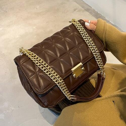 Fashion Chain Womens Shoulder Crossbody Messenger Bags 2021 Luxury Designer Handbags Purses Female Casual Totes High Capacity