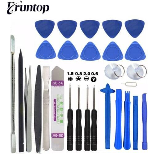 28 in 1 Mobile Phone Repair Tools Kit Spudger Pry Opening Tool Screwdriver Set for iPhone iPad Samsung Cell Phone Hand Tools Set