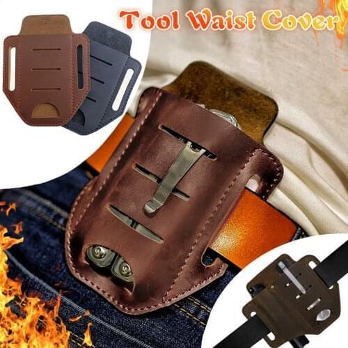 Vintage Style Portable Tool Set Outdoor Survival Hanging Waist Set Belt Bag For Men Fits Normal Sized Key Rings Tiger Thread