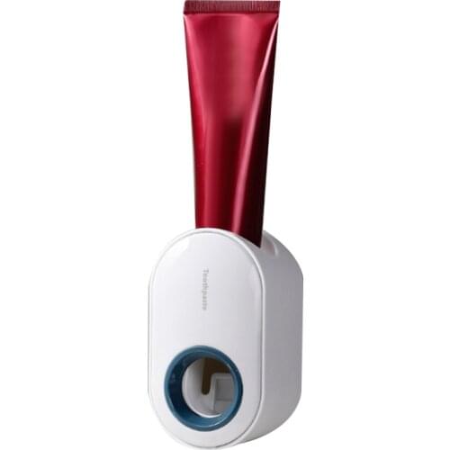 Wall Mount Automatic Toothpaste Dispenser Toothpaste Squeezer Dispenser Toothbrush Holder Bathroom Accessories