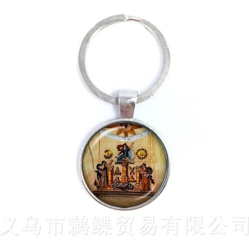 New Trendy Lord Ganesh Ganesha Keychains God of Fortune Pendant Hindu Elephant Keyring Buddha Meditation Spiritual Art Jewelry