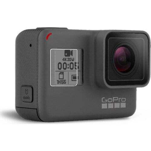 New Tempered Glass Protector Cover Case For Go Pro Gopro Hero 5 6 7 Hero5 Hero6 Hero7 Camera Lens Cap LCD Screen Protective Film