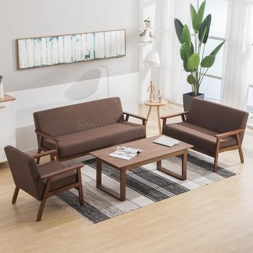Office sofa coffee table modern minimalist office reception to discuss the meeting business hotel sofa
