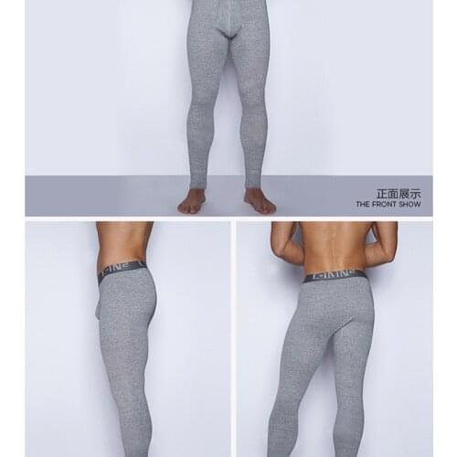 C-in2 autumn pants cotton double-sided comfortable one piece, close fitting warm bottoming pants A06