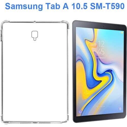 Shockproof Cover For Samsung Galaxy Tab A A2 10.5'' 2018 SM-T590 SM-T595 T597 Case TPU Silicon Transparent Cover Coque Fundas