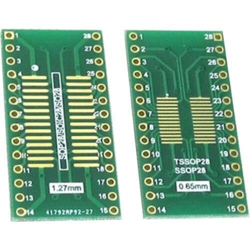 SO SOIC SSOP28 to DIP28 IC Adapter sop28 socket test experiment board pcb