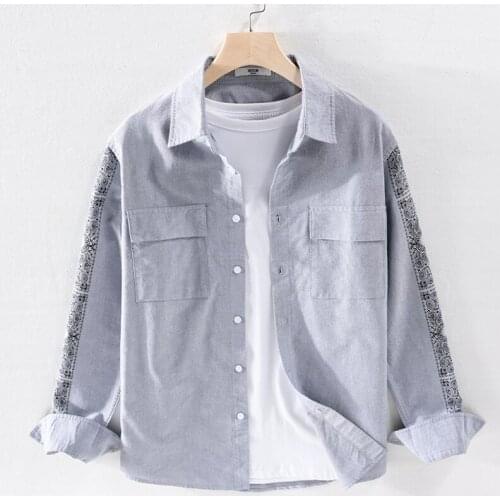 Suehaiwes brand long sleeve spring fashion shirt men casual pure cotton shirts for men comfortable white shirt mens chemise