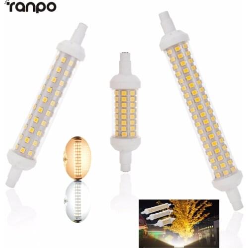 R7s Led 10W 15W 20W Lamps 78mm 118mm 135mm Lampadas Led Ceramics R7s 2835 SMD Leds Bulb Replace Halogen Lamp 220V J78 J118 J135