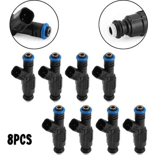 Artudatech 8PCS Fuel Injectors Fit For Mercruiser V8 350 MAG 5.0 4.3 6.2 885176 0280156081 Car Accessories