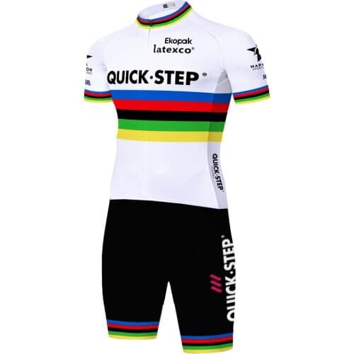 2019 quick step cycling skinsuit Cycling Clothing triathlon one piece Bodysuit roupa ciclismo Bike Clothing tenue cycliste homme