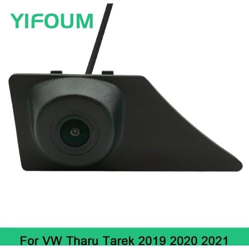 YIFOUM HD CCD Car Front View Parking Night Vision Positive Waterproof Logo Camera For Volkswagen VW Tharu Tarek 2019 2020 2021