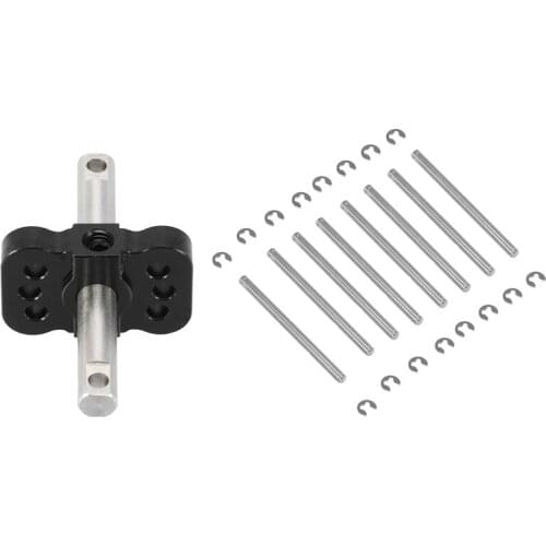 1X Differential Locker Spool Diff Lock Spool For Traxxas Slash Rustler & 8Pcs Suspension Pins 44Mm With E-Clips