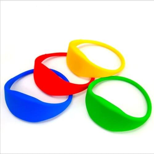 10pcs 125khz EM4100 TK4100 Wristband RFID Bracelet ID Card Silicone Band Read Only Access Control Card