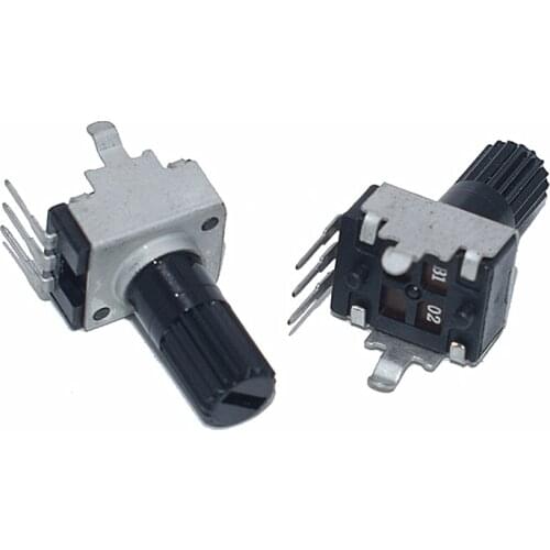 100pcs Rv09 Vertical 12.5mm Shaft 1k 2k 5k 10k 20k 50k 100k 0932 Adjustable Resistor 9 Type 3pin Seal Potentiometer