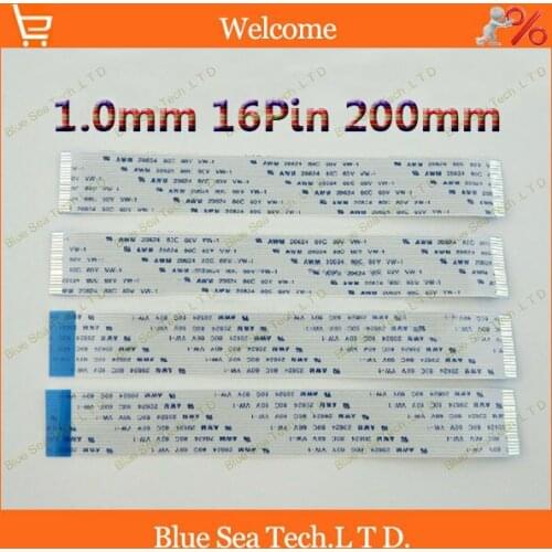 16Pin FFC/FPC Flexible Flat Cable 1.0mm pitch 16 pin 200mm Isotropy A or Anisotropy B cable,AWM 20624,80C 60V VW-1