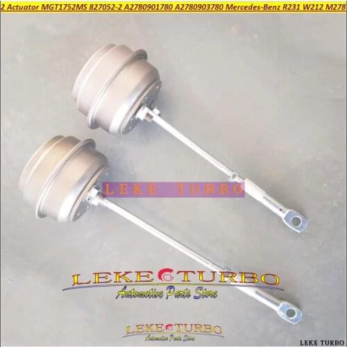 2 pc Turbo Actuator 827052 827052-5001S A2780901780 A2780903780 For Mercedes-Ben SL R231 E-Klasse W212 W221 E500 M278 M278DE46AL