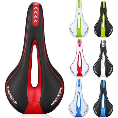 2020 NEW Pu+carbon fiber saddle road mtb mountain bike bicycle saddle for man cycling saddle trail comfort races seat red white