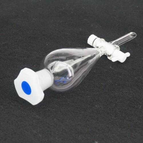 60ml 19/26 Joint Chemistry Laborotary Glass Pear Shaped Separatory Funnel with Stopcock