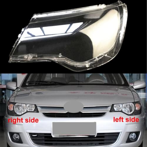 Front Headlamps Transparent Cover Headlight Shell Lampshade Glass For Citroen Elysee C-Elysee 2007 2008 2009 2010 2011 2012