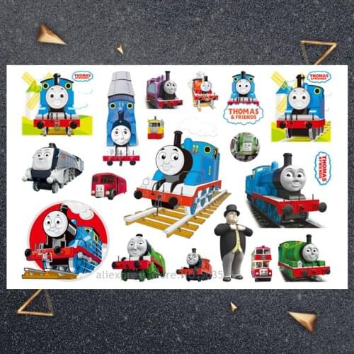 Hasbro Little train child sticker Children Cartoon Temporary Tattoo Sticker For Boys Cartoon Toys Waterproof Party Kids Gift