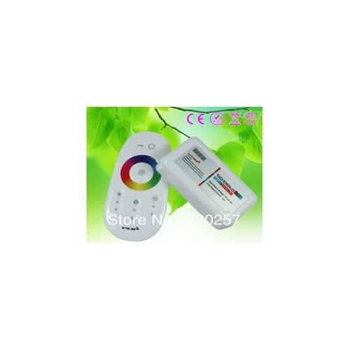 DHL EMS free shipping 100pcs carton Smartphone or Tablet WiFi Compatible RF Touch RGB Controller with Remote 12V/24V