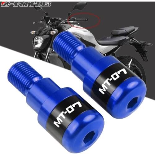 For YAMAHA MT-07 MT07 2014 2015 2016 2017 2018 Handlebar Grips Motorcycle Accessories Bar Ends Hand Grip Handlebar End Caps