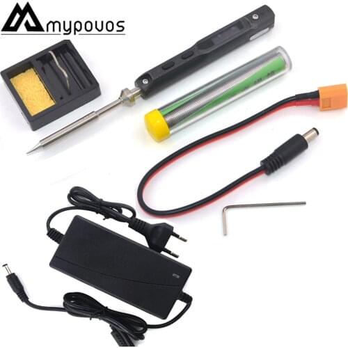 TS100 Oscilloscope Electric Soldering Iron USB Mini Internal-heating Soldering Station Intelligent Numerical Control Adapter tip
