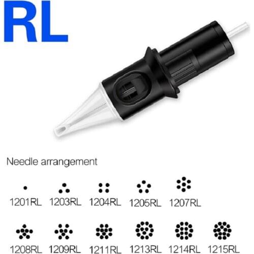 20pcs Tattoo Cartridge Needles Disposable microblading permanent Makeup Eyebrow Tattoo Pen Machine Supply 3RL/5RL/7RL/9RL/11RL